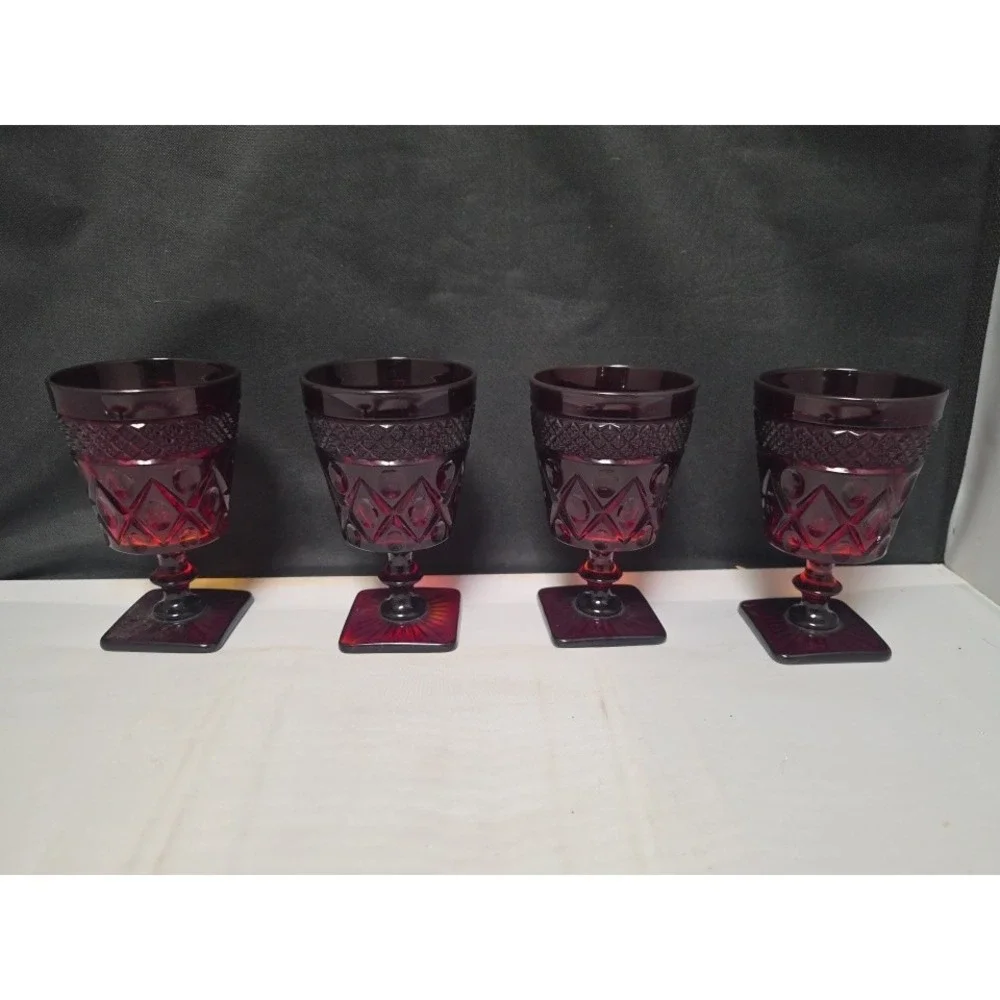 Vintage Imperial Glass Lot of 4 GLOWS 1930's